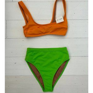 high wasit bottoms and bikini top